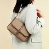 Bag Womens Middle Aged Moms tendencia de un hombro pequeño de cuero suave y versátil