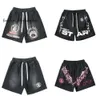 Designer maschile Hellstar Shorts per coppie uomini Summer Elastic Waist Polyester Dry Swit Swight Short Pant Outdoor Sport Fanhi