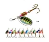 Accessories Newest Metal Spoon Spinner Fishing Lure 16pcs Set Spooit Crankbaits Fishing Wobblers for Pike Crochet Kit Artificial Bait