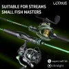 Accessories Linnhue 1.8m Fishing Rod Baitcasting Rod and Reel Combo with 30lb 40lb 50lb Nylon Line Baitcasting Reel Lure Rod Fishing Reel