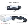 Wysoki wydajność Warrior Tactical Solding Knife 7CR13MOV Blade Nylon Glass Fibre Ruse Outdoor Combat Noże