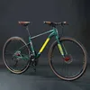 Велосипедные велосипеды 700C Road Bike Straight Rande 18-й скорость алюминиевого сплава дороги Bicycle Гидравлический диск велосипеды для мужчин и женщин Y240423