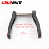 Części Cruzbike MTB Mountain Bike Crankset GXP Rower Crank 160 mm/170 mm/175 mm czarny stop aluminium z dolnym wspornikiem