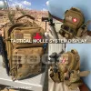 Förpackningar Taktisk axelväska Rover Sling Pack Nylon Militär ryggsäck Molle Assault Range Bag Hunting Accessories Diaper Day Pack Small