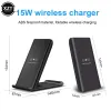 Chargers 15W QI Wireless Caricatore Wireless Stand PASSORE VISTO FAST CHARMING PM per iPhone 11 XR XS 8 Samsung S10 S20 USB C di carica del telefono USB C