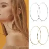 Orecchini Donne 310 cm Piccola grande cerchio Orecchini a cerchio Dichiarazione Ear Ring Fashion Jewelry Gift Nightclub DJ 2020