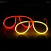Party Decoration DIY Luminous Eye Glasses Fluorescent Wear Glow Stick Neon Gift Adult Kids Birthday Wedding Bar Carnival