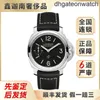Relojes de diseñador de alta gama para la serie Peneraa Set PAM01084 Matrícula mecánica de tres agujas de cara negra Mecán