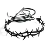 Colliers Halloween Bijoux Punk Goth épines Collier Cosplay Party Cool Irréguleux Collier de tour de cou court pour femmes décoration de sorcière féminine