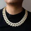 Hip Hop Jewelry 925 Sterling Silver 24mm 4 Rows VVS Moissanite Iced Out Moissanite Cuban Link Chain