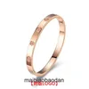 High -End -Schmuckbänder für Carter Womens Rose Gold Schraube Liebesnagelarmband rot einfach Luxus Full Sky Star -Armband für Frauen Original 1: 1 mit echtem Logo