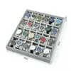 6/12/24/30 Slots Watch opslag Display Doos Polshorwatch Organizer Display Tray Horloges Holder met kussens Gift Cases 240408