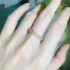 Banden Huitan Creative Stackable Rings for Women Bling Bling Wedding Finger Ring met briljante CZ Gold Color Fashion Jewelry Drop Ship