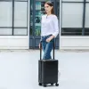 Carry-ons 22/24/26 inch trolley bagagekas, rollende bagage 20 inch draagtas voor bagageverskoffer op dames universele wielen valises