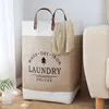 Stor kapacitet tvättkorg smutsig klädtyg vikbar förvaring hushållslåda bärbar 240420