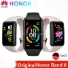 Bracelets 80% Nouveau Huawei Honor Band 6 Smart Band Bracelet AMOLED Natation imperméable Bluetooth Fitness Sleep Heart Cate Monitor Music Band