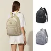 Backpack Student Nylon Impermeável Capacidade de grande capacidade simples e leve Saco de computadores Saculdade Anti -roubo Mulheres