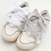 1Pair Sneakers Shoelaces Flat Rope Shoelace de 25 cm Corderos más anchos para zapatos 100120140160cm Accesorios 240419