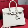 Reiner Platinwachsbeutel -Faden 2024 Beutel gepaart mit amerikanischer Krokodilhaut Deutsch Togo Cowhide Handtasche handgefertigtes echtes Leder