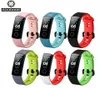 Brotte en silicone pour Huawei Honor Band 4 Solide de remplacement coloré doux pour Huawei Honor 4 Accessorize Belt3036265 pour Huawei Honor 4