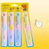 4Pcs Children's Colorful Toothbrush Natural Bamboo Tooth Brush Set Soft Bristle Charcoal Teeth Eco Bamboo Toothbrushes Dental