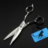 Tesouras tesouras de cabelo deslizando 6 polegadas Willow convexo Blade Scissors Scissors Scissors Profissional Scissors