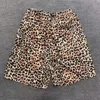 Summer Kapital Shorts Japaneses Impressão de Leopardo Japonês Homens de alta qualidade Mulheres secas rápidas secagem japonesa Casual Cargo Sortos 240417