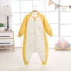 Robes Baby Sleeping Bags Winter Autumn Kids Bolsa de Bebe Pure Cotton Childres Sleepsacks For Girls Boys Pyjamas Warm Nighty 04T