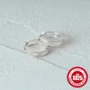 Hoop Earrings AIDE 925 Sterling Silver Special Design Square Circle For Women INS Korean Fashion Ring Simple Jewelry