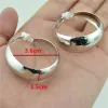 Earrings Clip On Earrings for Women Non Pierced Fashion Big Circle Rose Gold Silver Plating Exaggerated Personality Fine Ladies Earings