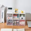 Fack Transparent Desktop Stationery Storage Box Pen Holder For Student Stapble Storage Drawers Cosmetics Sundries Lagringsarrangör