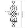 Candle Holders 2 Pcs/Set Wall Sconces Elegant Pillar Holder Hanging Candleholders Wedding/Party/ Dinning Room Candlelight