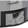 Multicookers Crockpot 6 Quart Cook Anting Programowalne powolne kuchenkę z cyfrowym timerem, stal nierdzewna (SCCPVL610SA)