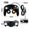 NGC GC Controle用のGamePads Ostent Wired GamePad for Nintendo GameCubeコントローラーハンドヘルドジョイスティックJoypadゲームアクセサリー