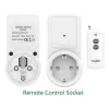 Plugs 433MHZ RF Wireless Remote Control Power Outlet Light Switch Socket Remote Control Socket EU 433Mhz For Smart Home