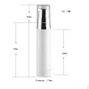 Bottles 50 X 5ml 10ml Mini Empty Refillable Airless Pump Bottle 1/3oz Portable Cosmetic Container Best as Makeup Foundations and Serums