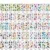 Tattoos 60PCS New Temporary Tattoo Sticker for Children Kids Waterproof Tattoos Festival Glitters Face Girls Boy Child Mini Fake Tattoo