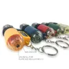 5 Pcs/lot Mini Without Gas Lighter Windproof Blue Flame Jet Torch Lighters with Keychain