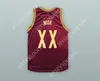 Anpassad valfri namnnummer Mens Youth/Kids Mgk XX Maroon Basketball Jersey Top Stitched S-6XL
