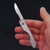 Liten EDC Pocket Utility Knife Portable Folding Knives Keychain Box Cutter Letter Opener Mini Outdoor Survival Emergency Scalpel