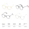 Zonnebrillen Frames Vintage Men Dames Liepglas Ronde frame Clear vol voor RIM Spectacles Eyewear Opt Drop