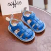 Slipper kindschoenen schattig meisje prinsesschoenen nieuwe baby zachte zool wandelschoen zomerjongen ademende vrijetijds sandalen y240423