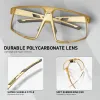 Lunettes de soleil Kapvoe Golden Photochromic Cycling Sungass Sungasses UV400 BICYLY MTB Goggles Road Bike Sunglasses Sports Eyewear Sports