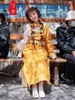 Ubranie etniczne Tibetańska szata Kobieta podróżna Pogna Praph w stylu mniejszości taneczny