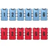Soccer 12 PCS Adults Soccer Pinnies 2 Colors Quick Drying Football Team Jerseys Youth Sports Soccer Team Training Practice Sports Vest