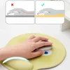 Mouse pads Pulseira Restos de desenhos animados Rouse Mouse Pad Rest 3d Cute Funnic Silicone Game Game Office Office Wrist Protector Suporte