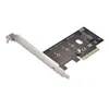 2024 NGFF M.2 NVME SSD To PCI Express PCIe 3.0 X4 Host Controller Expansion Card M-Key SSD Adapter Card with Low Profile Bracket- for NVME SSD controller