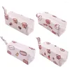 Cute Cartoon School Supplies Large Capacity Stationery Bag Bear Pencil Case Cosmetic Kawaii Bags Storage Box