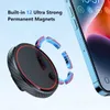 Mocowania telefonu komórkowego Uchwyt magnetyczny uchwyt telefonu do wyświetlacza samochodu strona ekran 360 stopni Rotacja mocowanie samochodu na iPhone 12 13 14 15 Pro Max Tesla Akcesoria Y240423