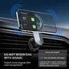 携帯電話マウントホルダーMagsafe Magnetic Phone Holder Car Mount Phone Mount Holder for Car Vent Hands無料のiPhoneカーホルダーマウント用iPhone 14 13 12 Y240423